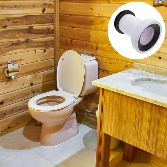 ifundom Toilet Drain Connector Pipe, and Easy to Install, Ideal for Homeowners and Plumbers, 1 Pack