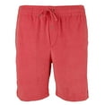 thumbnail image 4 of Men's Terry Drawstring Shorts Red XL, 4 of 5