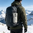 thumbnail image 4 of COM1950s Backpack Shoulder Strap Pouch, Water Bottle Holder for Backpack Strap with Phone Pocket, Lightweight Nylon Accessory Pouch for Hiking Camping Travel, 4 of 9