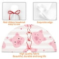 thumbnail image 6 of Kll 36" Christmas Tree Skirt Cartoon Pig Xmas Tree Skirts Mat For New Year Xmas Holiday Party Indoor Outdoor Home Decoration, 6 of 9