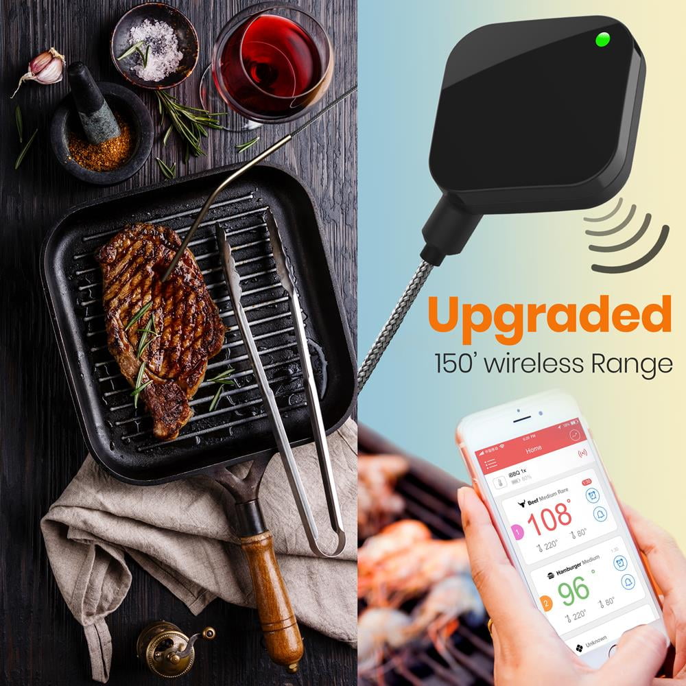 Cooking Thermometer 4pcs Chugod Probes Chogode BBQ Bluetooth BBQ Thermometer  Stainless Steel Probes Only Supports with Kitchen Thermometer Monitoring 6  Different Meats at Once : : Home & Kitchen