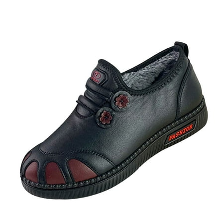 

Ki-8Jcud Tall White Boots For Women Fashion Winter Women Snow Boots Flat Soles Soft Soles Non Slip Waterproof Uppers Round Toe Slip On Colorblock Plush For Warm And Comfort Women Size 10 Boots Fashi