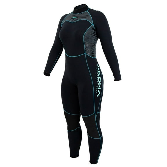 Akona 5mm Quantum Stretch Full Suit (Teal, 9)