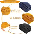 thumbnail image 2 of Turbante africano hecho a mano para boda nigeriana, con nudo preatado, para mujer africana, 2 of 4