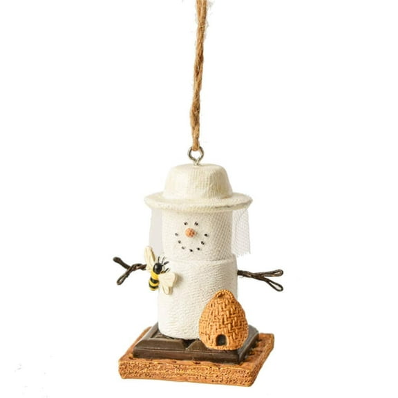 Ganz 3-Inch S’mores Bee Keeper Ornament – Multicolor Hanging Decoration for Christmas or Home
