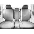 thumbnail image 2 of CalTrend Front 40/20/40 Split Bench Carbon Fiber Seat Covers for 2002-2004 Dodge Ram 1500-3500 - DG113-08FC Light Grey Insert with Black Trim, 2 of 3