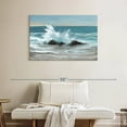 thumbnail image 2 of Elephant Stock Crashing Wave Ii Wall Art - Horizontal Canvas Wall Art - Living Room Wall Decor - Beach Canvas - Blue And Teal Decor By Tim O'toole - 39" x 26", 2 of 8