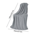 thumbnail image 3 of Bath Towel, Microfiber Bath Towel, Quick Dry Absorbent Shower Towel, Soft Lightweight Towel for Bathroom Travel Swimming, Large Plush Bath Sheet, Gray, AKLJWH, 3 of 6