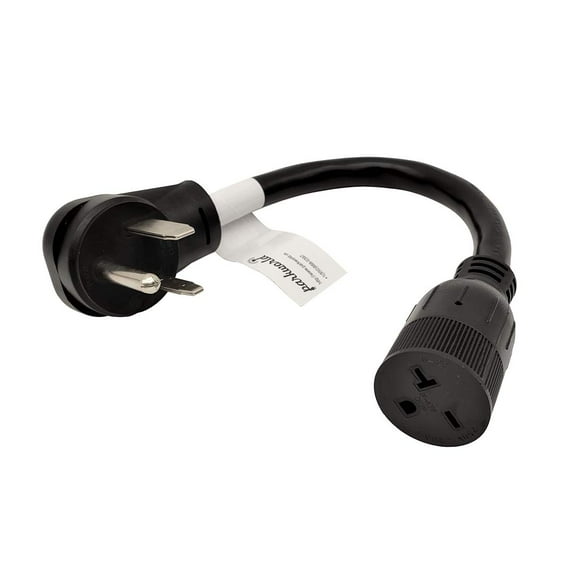 Parkworld 61575 AC Adapter Cord NEMA 6-50P to 6-20R (6-15R T-Blade) 20A, 250V, 14 inch