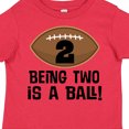 thumbnail image 4 of Inktastic 2nd Birthday Football Sports Boys Boys Toddler T-Shirt, 4 of 5