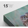 thumbnail image 4 of PixonSign Canvas Print Wall Art Two Owls on Tree Animals Wilderness Photography Realism Contemporary Closeup Relax/Calm Multicolor Ultra for Living Room, Bedroom, Office - 32x48, 4 of 5