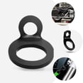 thumbnail image 2 of FRCOLOR  10 Pcs Ring Hanging Hooks Tie down Anchors Dirt Bike Truck Heavy Duty Black, 2 of 8