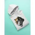 thumbnail image 3 of Tiger Head. Hoodie Men -Image by Shutterstock, Male Small, 3 of 4