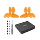 thumbnail image 2 of 4 piezas de repuesto con tornillos Baoblaze Mini caja Hélices Palas para Neo Naranja, 2 of 8
