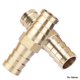 thumbnail image 3 of Accesorio de manguera de latón de 14 mm a 14/16/19/25 mm, reductor de cola de púas de latón, conector de enchufe reductor [14--25 mm], 3 of 5