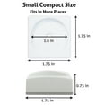 thumbnail image 5 of Wall Nanny Mini 4-Pack Baby Gate Wall Protectors, White – Small Wall Savers for Pet, Dog & Child Safety Gates, 5 of 12