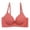 Watermelon Red, variant on Mgmyaa Bras for Women, Fashion Women Women Large Size Solid No Rims Fixed Cup Gathering Daily Bra