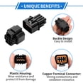 thumbnail image 3 of Conector de terminal de cable macho hembra de 8 pines para faro delantero para Hyundai para Kia 1 juego, 3 of 6