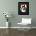 thumbnail image 4 of Trademark Fine Art "Curiosity Cat" Canvas Art by Dean Russo, Black Matte, Black Frame, 4 of 4