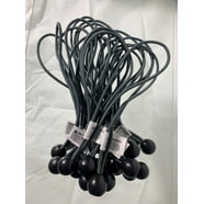 6-Piece Bungee Stretch Cords Set - 1ft, 1.5ft, 2ft Lengths For Home & Outdoor Use