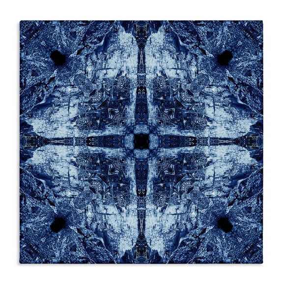 Stupell Industries Modern Mosaic Pattern Abstract Painting Wrapped Canvas Art Print Wall Art, 17 x 17