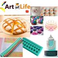 thumbnail image 2 of ZHAOCHENG Collar de perlas de silicona para fondant, pasta de azúcar, molde de arcilla, molde de decoración, 2 of 5