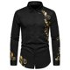 thumbnail image 1 of Camisa de Manga Larga Con Estampado de Botones Casuales A La Moda Para Hombre Odeerbi  ODB179581, 1 of 7