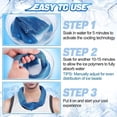 thumbnail image 4 of 3-Pack New Upgraded Cooling Neck Wraps, Neck Coolers for Hot Weather, Leak-Proof Cooling Gel, 360° Full-Wrap, Cool Relief - Head, Neck, Wrists - Blue, 4 of 8