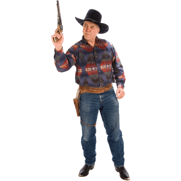 SP12631 Cowboy Gunslinger Western Cardboard Cutout Standee Standup
