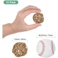 thumbnail image 2 of 12-Pack Wicker Rattan Balls 40mm/1.6 Inch Decorative Orbs Vase Fillers Bowl for Christmas/Weddings/Thanksgiving/DIY Crafts/Home Decor [Gold], 2 of 6