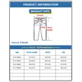 thumbnail image 3 of KIDSCOOL SPACE Little Girls Jeans,Elastic Band Inside Embroidered Heart Both Sides Stretchy Soft Denim Slim Pants,LightBlue,5-6 Years, 3 of 6