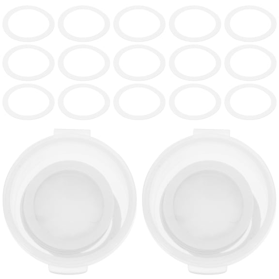 Pawsdot 60Pcs White Pe Kazoo Flute Membranes Replacement Durable Quiet Musical Instrument Supplies