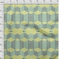 thumbnail image 4 of oneOone Cotton Cambric Lime Green Fabric Geometrical Fabric For Sewing Printed Craft Fabric By The Yard 42 Inch Wide, 4 of 4