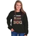 thumbnail image 4 of House Not Home Without A Dog Pet Lover Women Plus Size Crewneck Sweatshirt Brisco Brands 2X, 4 of 5