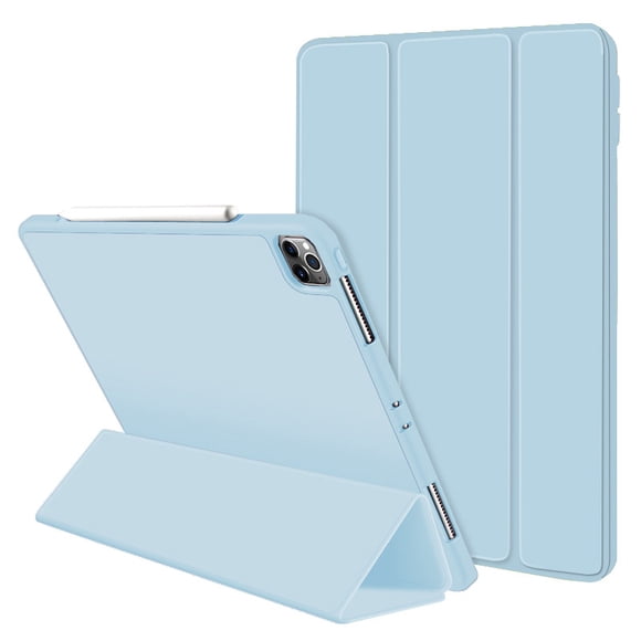Magnetic Case for iPad Pro 11 2020, Ultra Slim Smart Magnetic Back,Trifold Stand Protective Cover with Auto Wake/Sleep for 2020 iPad Pro 11 inch(Sky Blue)