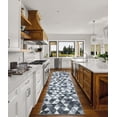 thumbnail image 2 of Ottomanson Non-Slip Hallway Runner Rug 1'10" x 7' Perfect for High Traffic Areas, Gray Triangles, 2 of 8