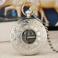 thumbnail image 3 of Reloj de Bolsillo de Movimiento Musical Vintage Retro Liso para el Plata romana Hugo Reloj de bolsillo musical, 3 of 8