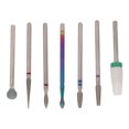 thumbnail image 3 of Juego de Brocas para uñas NikouMX de acero de tungsteno 7 piezas, 3 of 8