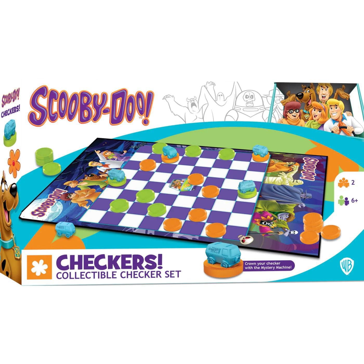 Masterpieces Puzzle Company Scooby-Doo! Checkers Board Game