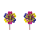 thumbnail image 1 of Juguete Plástico Molino Viento Colorido Mariposa 3D para Jardín (flor), 1 of 6