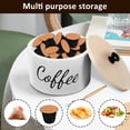 thumbnail image 3 of Wood Coffee Filter Holder with Lid, Large Capacity Coffee Filter Storage Case Dispenser, Rustic Storage Basket for Coffee Filters, Pods, & Tea Bags, Coffee Bar Accessories, 3 of 9