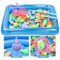 thumbnail image 3 of Fish Toys Reusable Hand-Eye Coordination Plastic Boys and Girls Magnet Pole Fishing Toys Beach Supplies, 3 of 7