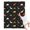 Black Dinosaurs Geometric, variant on Black Dinosaurs Geometric Pattern Blanket,Comfortable Soft Flannel Throw Blanket,All Season,Warm Lightweight Blankets for Sofa Bed Couch Living Room Chair,30"x40"