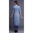 thumbnail image 5 of Bimba Printed Button Down Straight Tunic Dresses For Women Kurti X-Large, 5 of 6