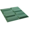 thumbnail image 6 of 19 5/8"W x 19 5/8"H Robin EnduraWall Decorative 3D Wall Panel, Universal Pearl Metallic Sea Mist (Covers 2.67 Sq. Ft.), 6 of 6