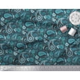 thumbnail image 3 of Soimoi Rayon Crepe Fabric Floral & Paisley Fabric Prints by Yard 46 Inch Wide, 3 of 3