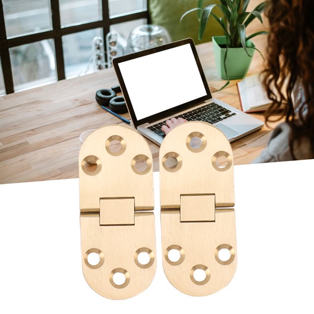 Bisagra Plegable con Parte Superior Abatible Bisagra de Mesa de Máquina de Coser de Borde Redondo de 180 Grados Bisagra de Solapa de Latón con Tornillos para Máquina de Coser ANGGREK Otros
