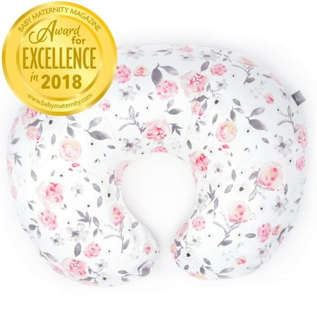 Minky Nursing Pillow Cover - Slipcover ONLY - Petal Slipcover - Best for Breastfeeding Moms - Soft Fabric Fits Snug On Infant Nursing Pillows to Aid Mothers While Breast Feeding One