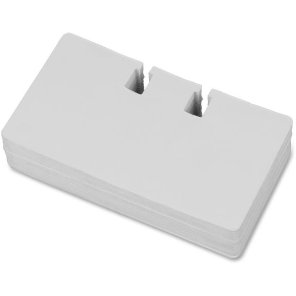 Lorell, LLR01034, Desktop Rotary Card File Refill, 1 Pack, White