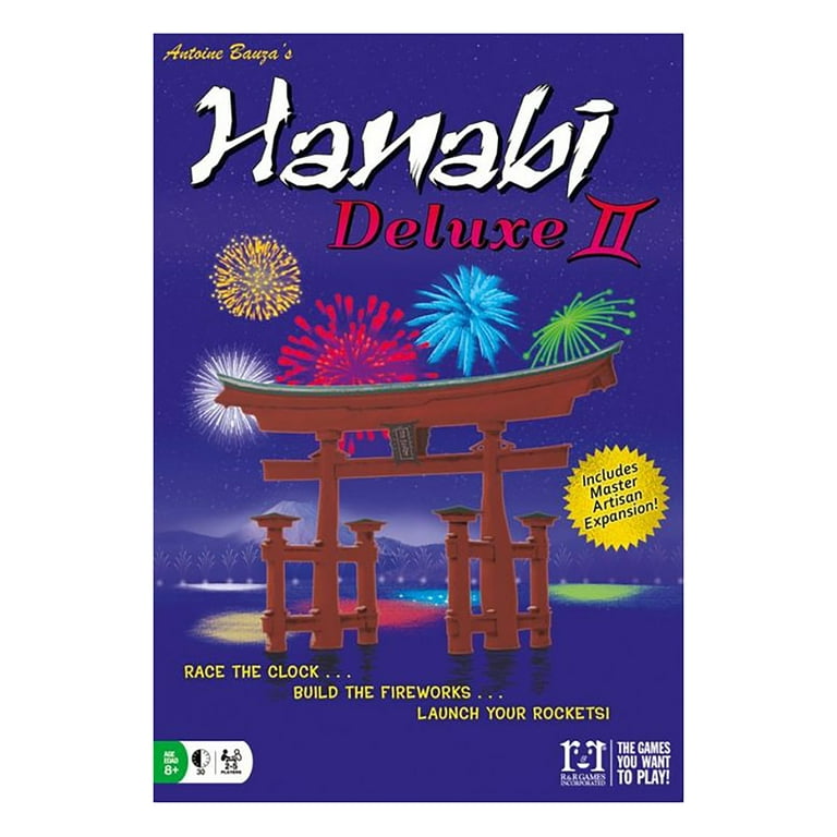 Hanabi Deluxe II - R&R Games, Cooperative Innovative Tile Game